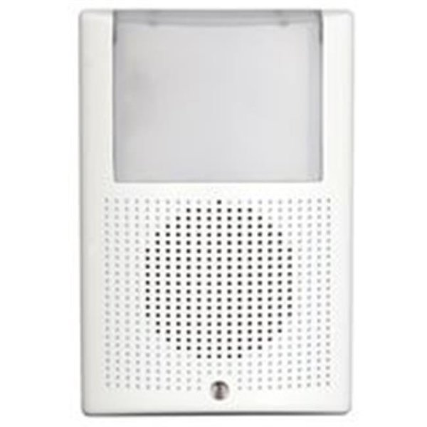 Heath-Zenith Heath Zenith 3993706 Wireless Night Light Doorbell Kit with Volume Control; White 3993706